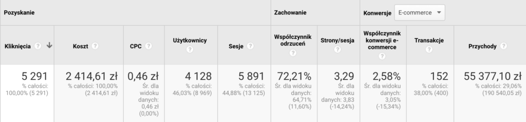 Case study: Google Ads dla firmy z akcesoriami dla dzieci 1 Branża akcesorii dla dzieci i niemowląt Google Ads