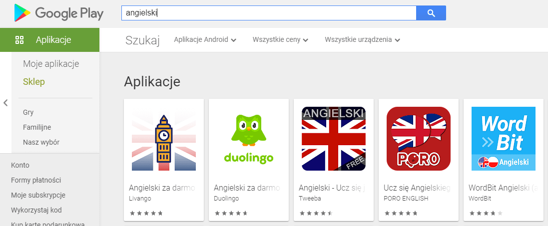 Zwiększanie Widoczności Aplikacji Mobilnych - ASO (Optymalizacja Google Play i App Store) 1 angielski